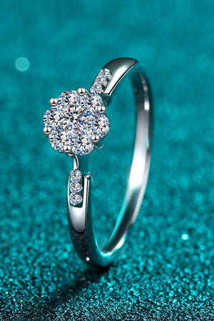 Shape Your Dreams Sterling Silver Moissanite Ring - MXSTUDIO.COM
