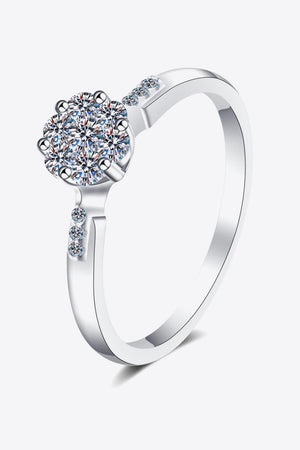 Shape Your Dreams Sterling Silver Moissanite Ring - MXSTUDIO.COM