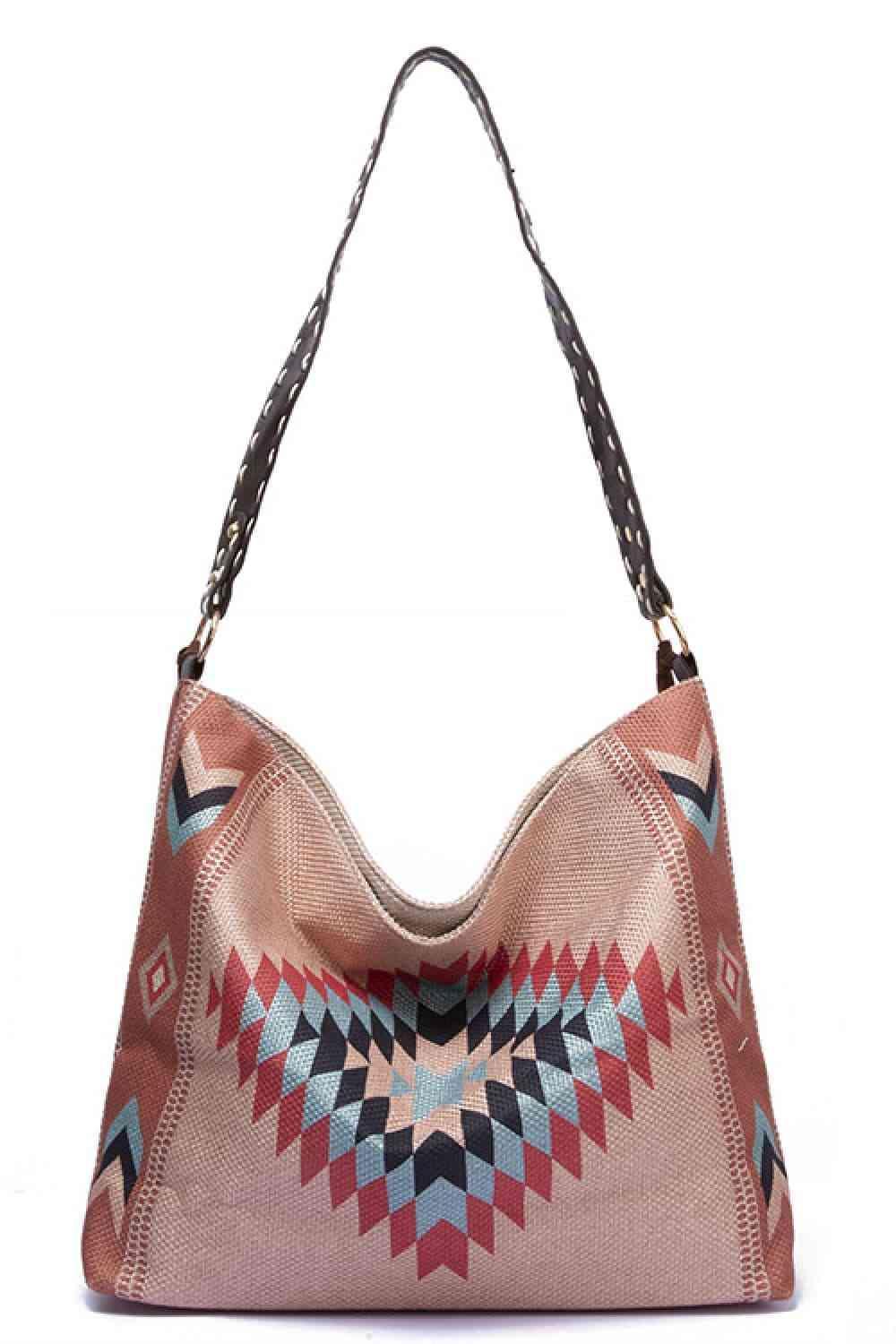 a handbag with a design on the front of it
