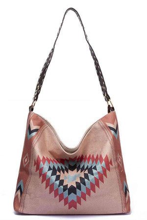 a handbag with a design on the front of it