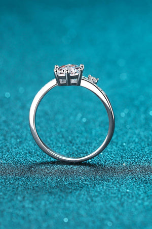 Simply The Best Bypass 1 Carat Moissanite Ring - MXSTUDIO.COM