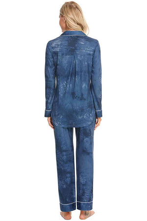 Sleep Well Long Sleeve Top and Pants Loungewear Set - MXSTUDIO.COM