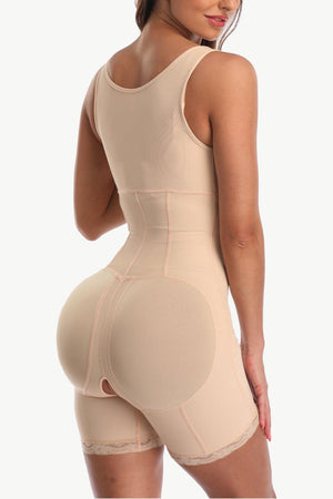 Slim Fit Zip Up Shapewear Body Shaper - MXSTUDIO.COM