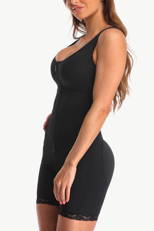 Slim Fit Zip Up Shapewear Body Shaper - MXSTUDIO.COM