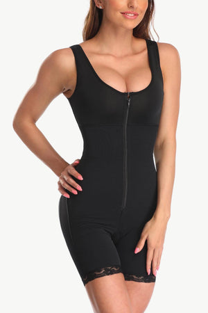 Slim Fit Zip Up Shapewear Body Shaper - MXSTUDIO.COM