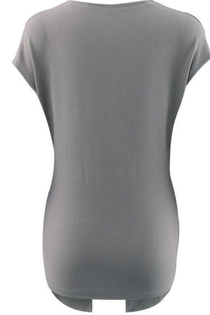 Something Else Ribbed Surplice Top - MXSTUDIO.COM