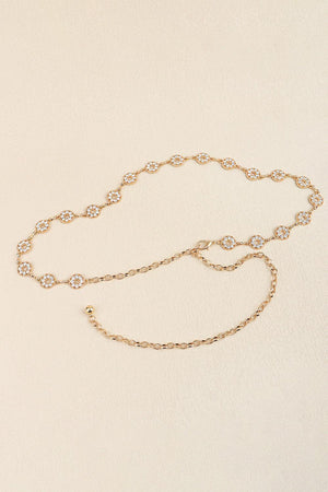 Sparkling Women's Rhinestone Chain belt - MXSTUDIO.COM