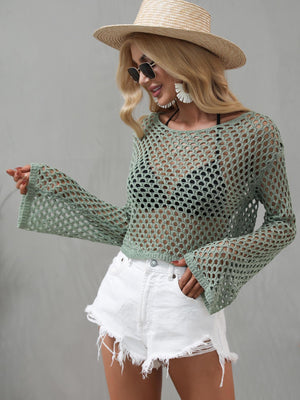 Splendid Cropped Beach Cover Up - MXSTUDIO.COM