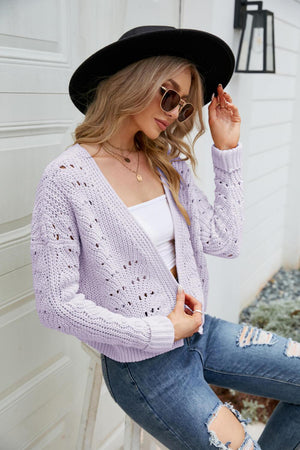 Sprightly Cropped Cardigan - MXSTUDIO.COM