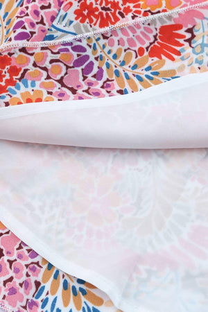 Spring Babe Floral Mock Neck Tank - MXSTUDIO.COM