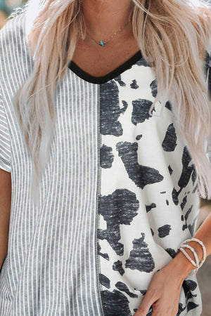 Stand For Yourself Short Sleeve V Neck T Shirt - MXSTUDIO.COM