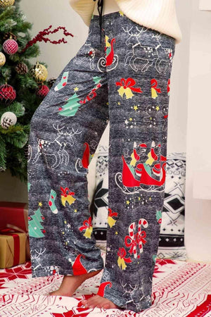 Straight Leg Christmas Lounge Pants - MXSTUDIO.COM