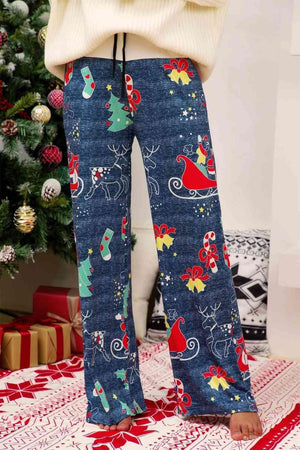 Straight Leg Christmas Lounge Pants - MXSTUDIO.COM