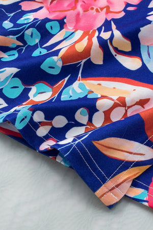 Summer Bloom Side Tie Floral Mini Skirt - MXSTUDIO.COM