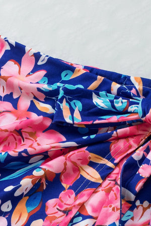 Summer Bloom Side Tie Floral Mini Skirt - MXSTUDIO.COM