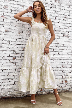 Summer Darling Square Neck Sleeveless Dress - MXSTUDIO.COM