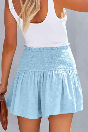Summer Feels Smocked Waistband Mini Skort - MXSTUDIO.COM