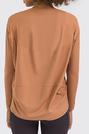 Super Soft Loose Fit Active Top - MXSTUDIO.COM