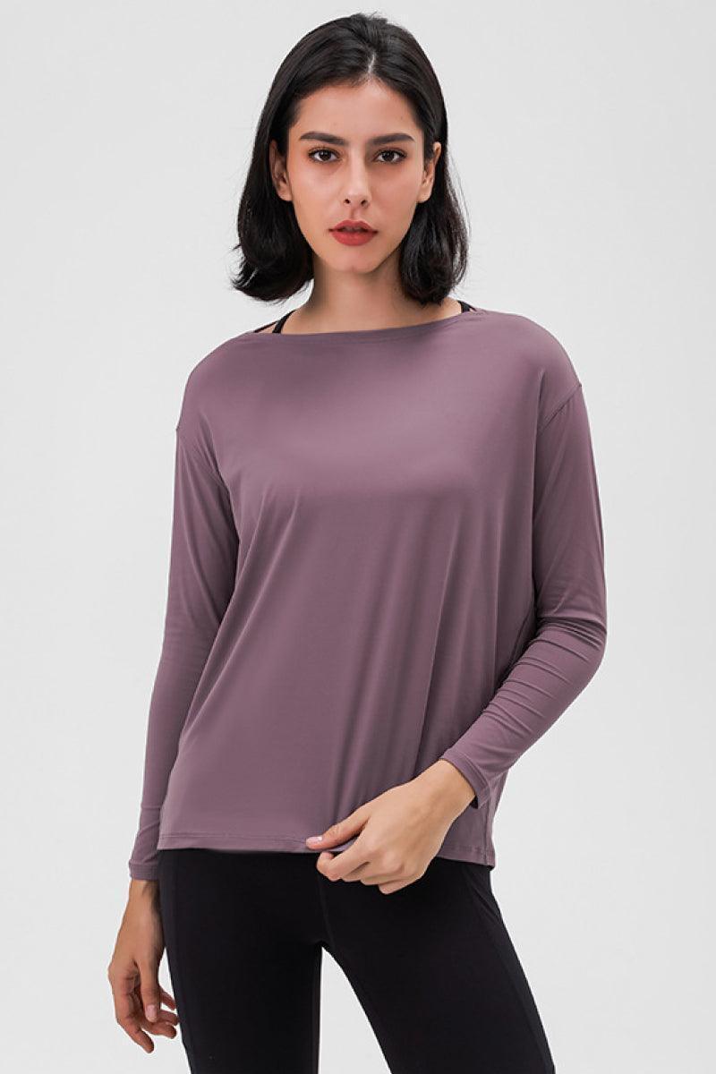 Super Soft Loose Fit Active Top - MXSTUDIO.COM
