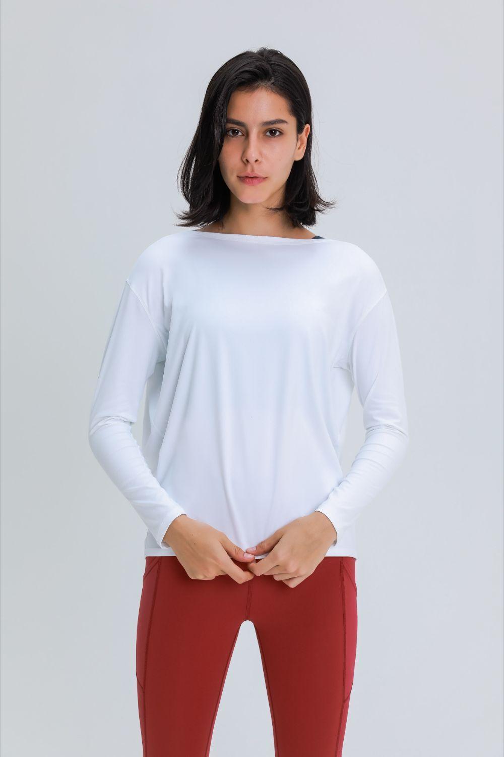 Super Soft Loose Fit Active Top - MXSTUDIO.COM