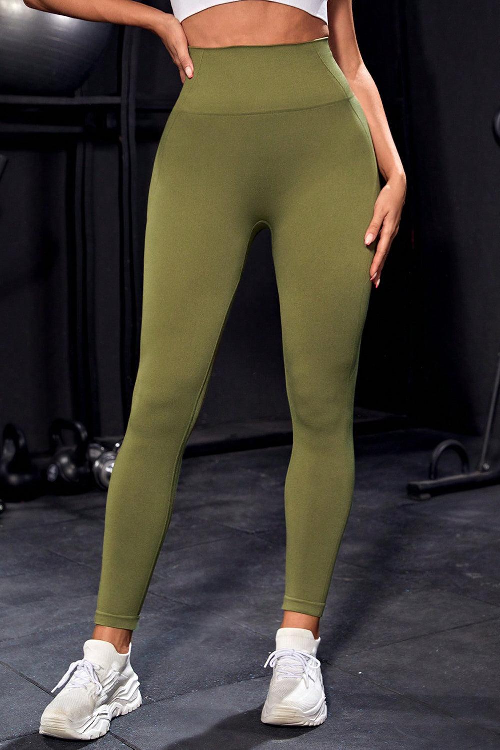 Super Stretch Active Wide Waistband Leggings-MXSTUDIO.COM