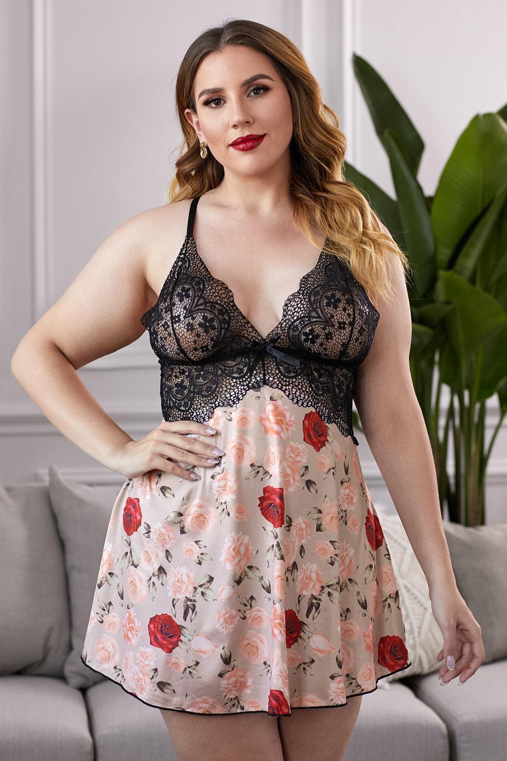 Sweet Flower Babydoll Lingerie - MXSTUDIO.COM