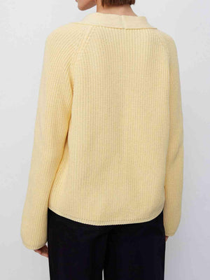 Tender Warmth Knitted Button Front Cardigan-MXSTUDIO.COM