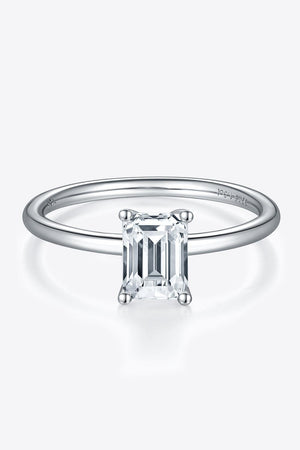 Timeless Brightness Solitaire 1 Carat Moissanite Ring - MXSTUDIO.COM