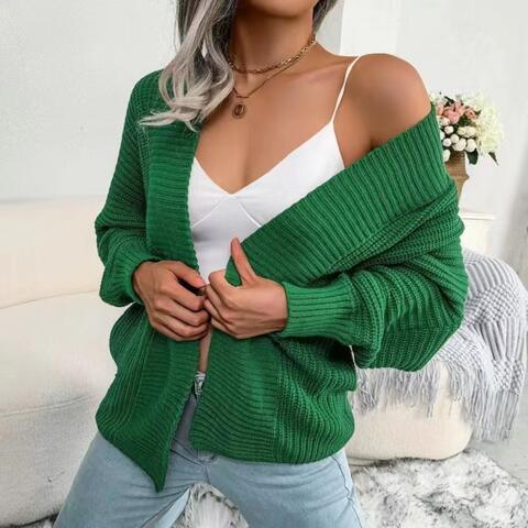 Top-Notch Layer Open Front Knit Cardigan-MXSTUDIO.COM