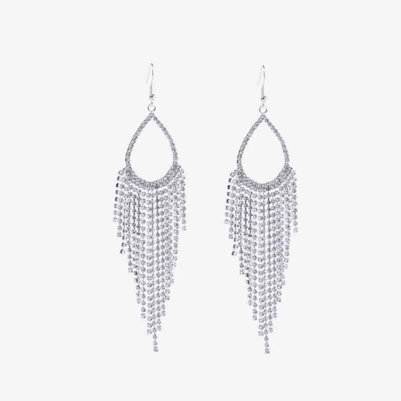 Trailblazing Alloy Dangle Transparent Earrings-MXSTUDIO.COM