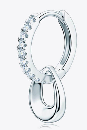 Treasure Your Love Moissanite Double Hoop Earrings - MXSTUDIO.COM