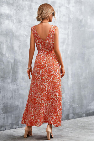 Tropic Beauty A-Line Sleeveless Maxi Dress - MXSTUDIO.COM