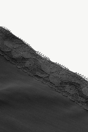 Tummy Control Lace Trim Shapewear Shorts - MXSTUDIO.COM