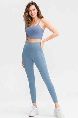 Tummy Control Spandex Active Slim Fit Leggings - MXSTUDIO.COM