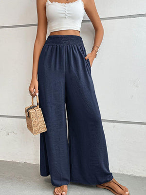 Vacation Deluxe High Waisted Palazzo Pants - MXSTUDIO.COM