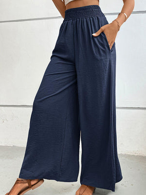 Vacation Deluxe High Waisted Palazzo Pants - MXSTUDIO.COM