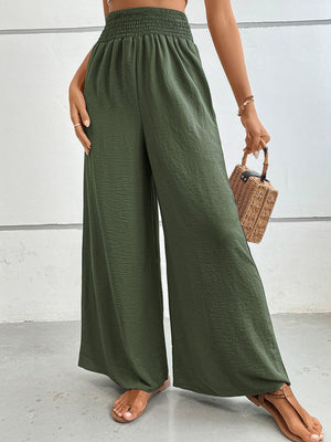 Vacation Deluxe High Waisted Palazzo Pants - MXSTUDIO.COM