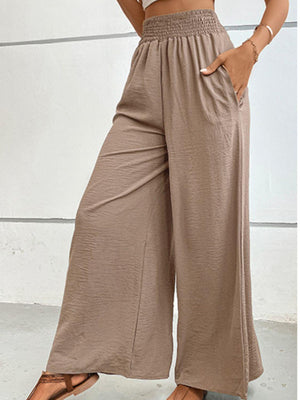 Vacation Deluxe High Waisted Palazzo Pants - MXSTUDIO.COM