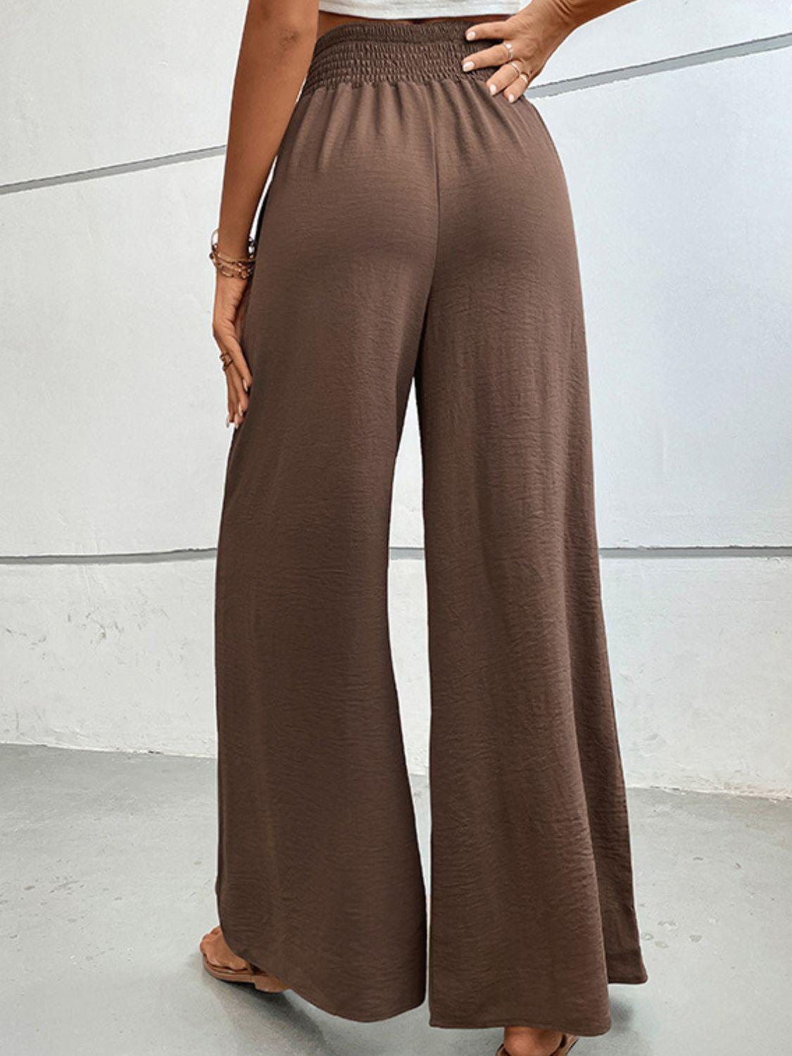 Vacation Deluxe High Waisted Palazzo Pants - MXSTUDIO.COM