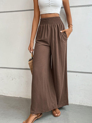Vacation Deluxe High Waisted Palazzo Pants - MXSTUDIO.COM