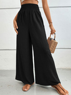 Vacation Deluxe High Waisted Palazzo Pants - MXSTUDIO.COM