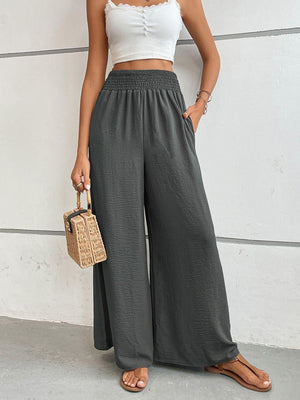 Vacation Deluxe High Waisted Palazzo Pants - MXSTUDIO.COM