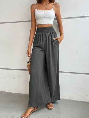 Vacation Deluxe High Waisted Palazzo Pants - MXSTUDIO.COM