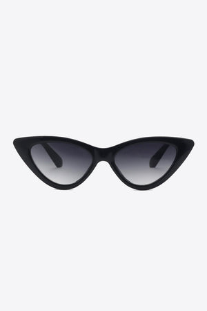Versatile Chain Detail Cat Eye Polycarbonate Sunglasses - MXSTUDIO.COM