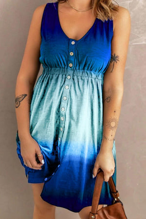 Vividly Fresh Scoop Neck Sleeveless Mini Dress - MXSTUDIO.COM