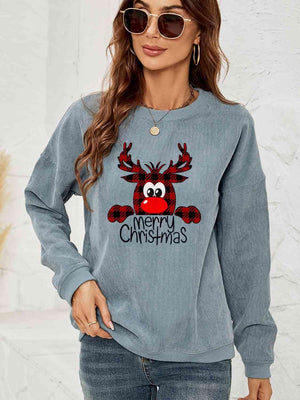 Warm Embraced Merry Christmas Sweatshirt-MXSTUDIO.COM