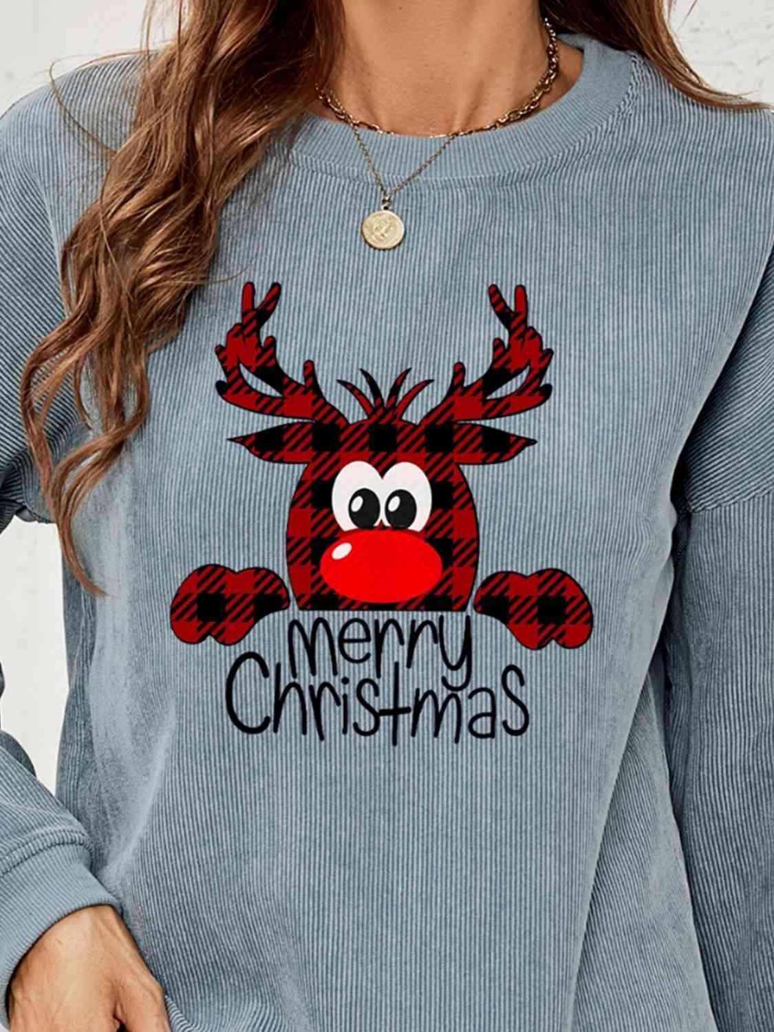 Warm Embraced Merry Christmas Sweatshirt-MXSTUDIO.COM