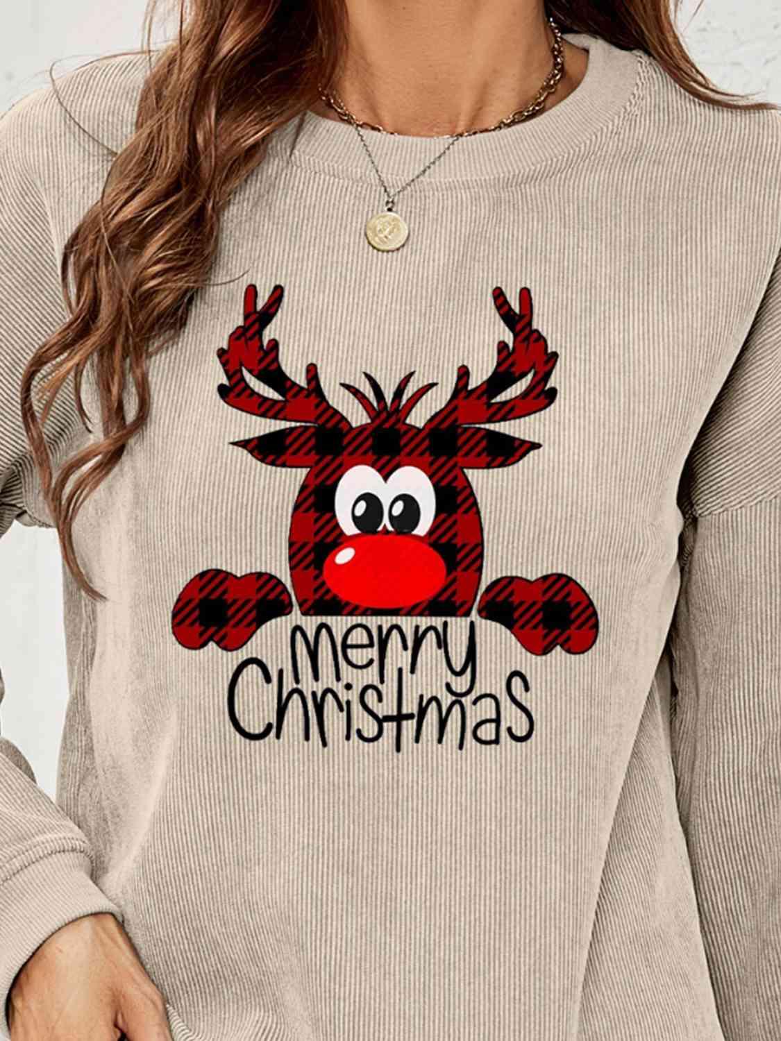 Warm Embraced Merry Christmas Sweatshirt-MXSTUDIO.COM