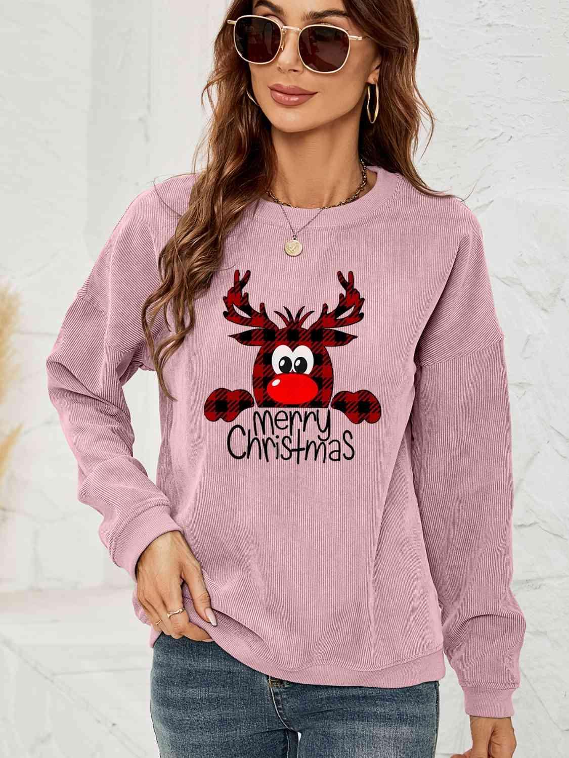 Warm Embraced Merry Christmas Sweatshirt-MXSTUDIO.COM