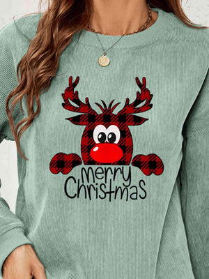 Warm Embraced Merry Christmas Sweatshirt-MXSTUDIO.COM